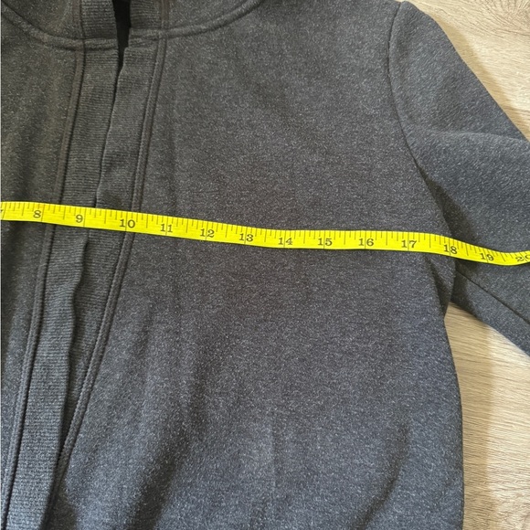 Athleta Gray Textured Hoodie Jacket - Picture 4 of 5